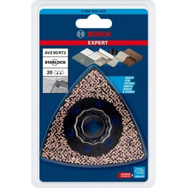 „EXPERT Sanding Plate AVZ 90 RT2“, daugiafunkcio įrankio geležtė, 90 mm „EXPERT Sanding Plate AVZ 90 RT2“, daugiafunkcio įrankio geležtė, 90 mm