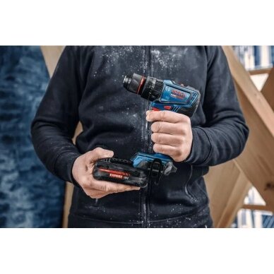 Akumuliatorinis smūginis gręžtuvas Bosch EXPERT EXSB18V-90 Solo, LB 06019R3100 4 Akumuliatorinis smūginis gręžtuvas Bosch EXPERT EXSB18V-90 Solo, LB 06019R3100 4