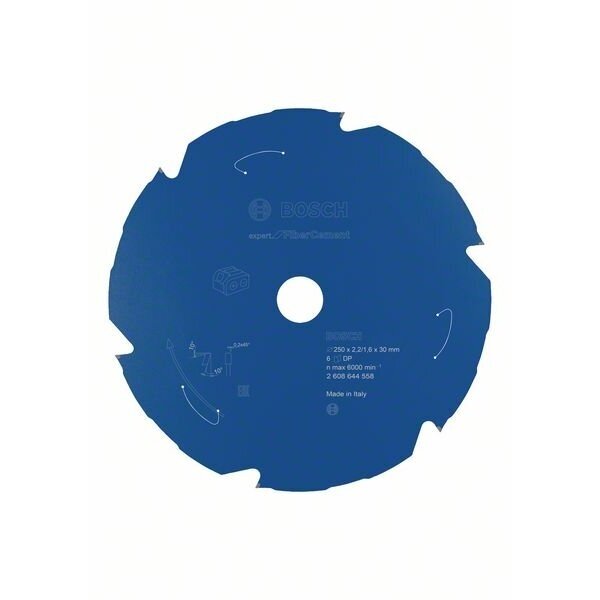 Bosch Expert for Fiber Cement 250x30x2.2/1.6x6T