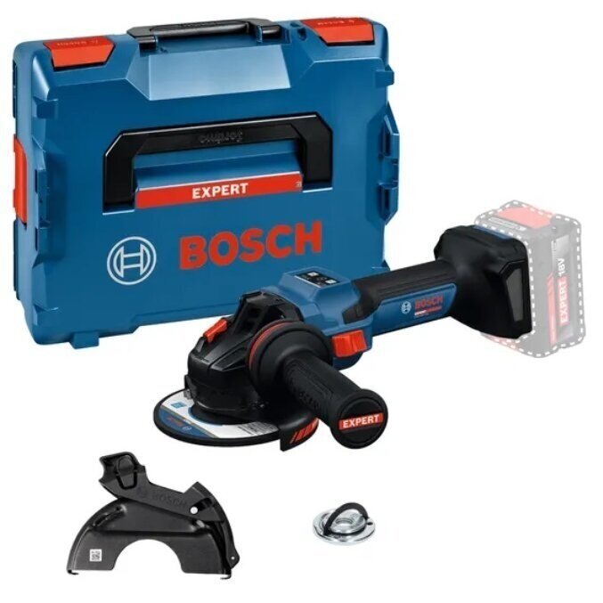 Akum. kampinis šlifuoklis Bosch EXWS18V-15S Solo, LB 06019M6001 Akum. kampinis šlifuoklis Bosch EXWS18V-15S Solo, LB 06019M6001