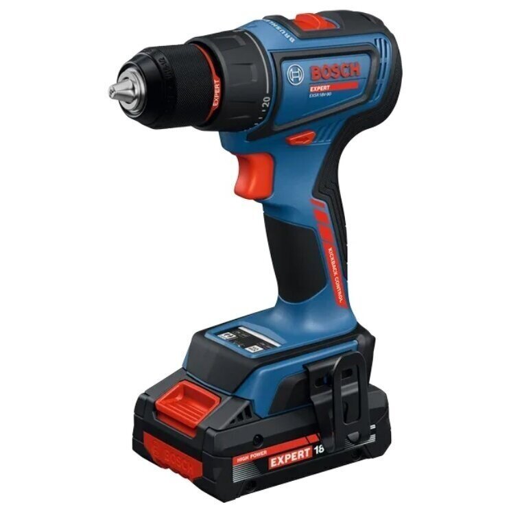 Akumuliatorinis gręžtuvas-suktuvas Bosch EXSR18V-90 2x4 EXBA, GAL 18V-40, LB 06019R2101 1