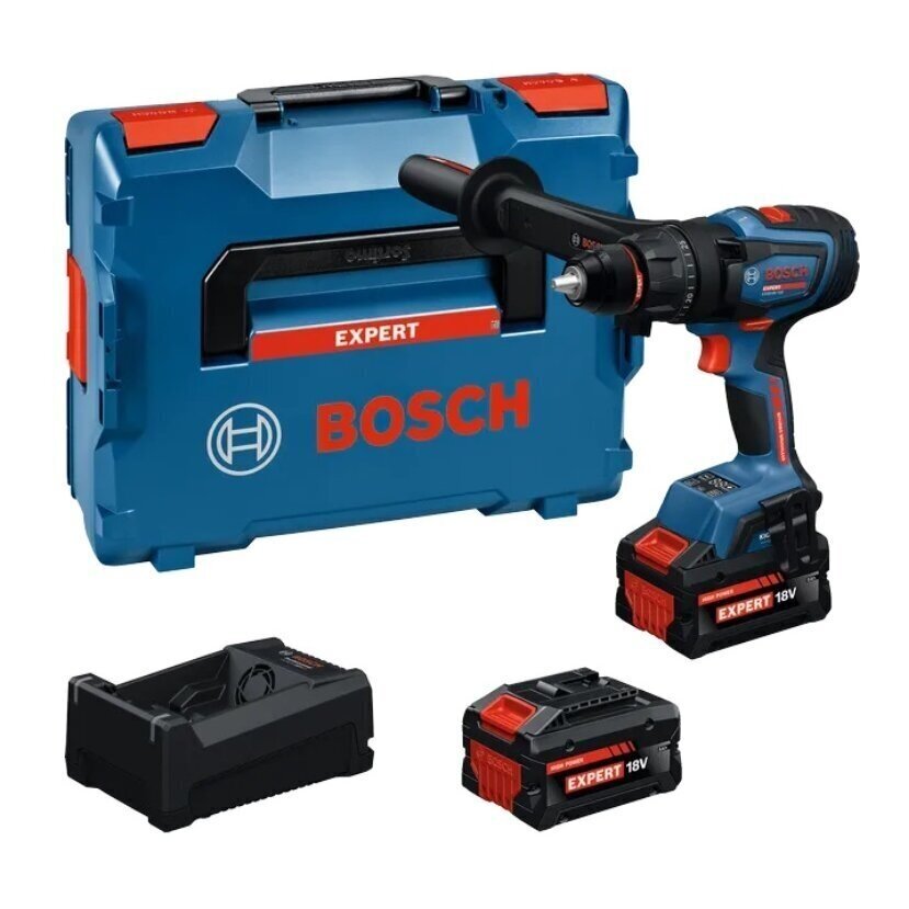 Akumuliatorinis smūginis gręžtuvas Bosch EXSB18V-150, 2x8 EXBA, GAL 12V/18V-80, LB 06019R3201