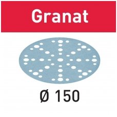 Festool Šlifavimo popierius STF D150/48 GR/50 Granat ( 50 vnt)