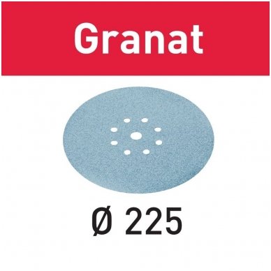Festool Šlifavimo popierius STF D225 Granat  ( 25vnt )