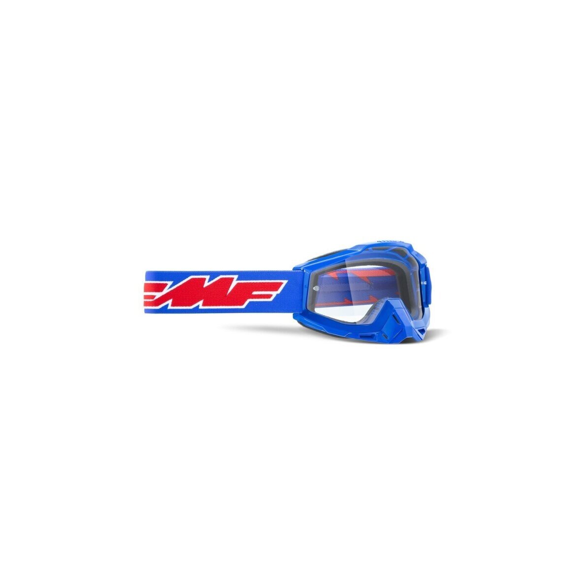 FMF PowerBomb ROCKET Blue - Clear Lens akiniai FMF PowerBomb ROCKET Blue - Clear Lens akiniai