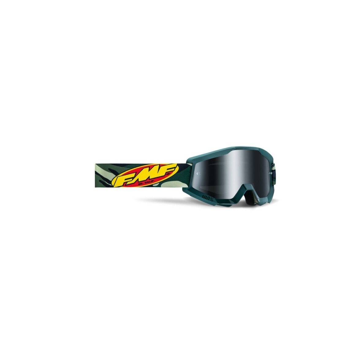 FMF PowerCore ASSAULT Camo - Mirror Silver Lens akiniai