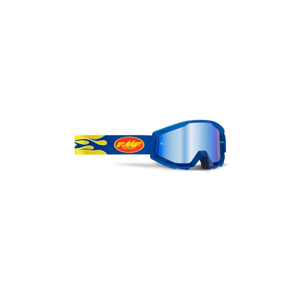 FMF PowerCore FLAME Navy - Mirror Blue akiniai FMF PowerCore FLAME Navy - Mirror Blue akiniai