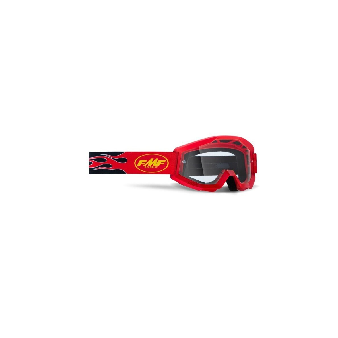 FMF PowerCore FLAME Red - Clear Lens akiniai FMF PowerCore FLAME Red - Clear Lens akiniai