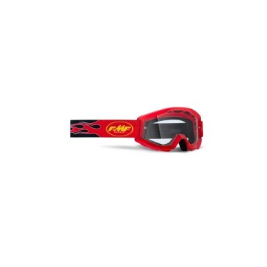 FMF PowerCore FLAME Red - Clear Lens akiniai