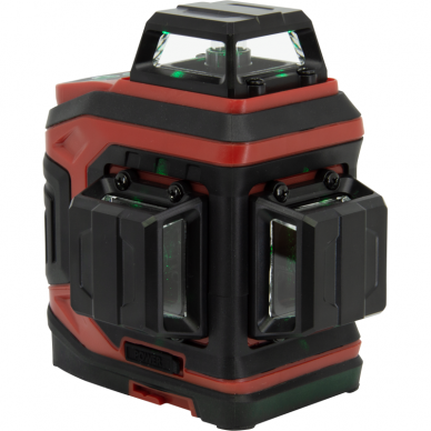 Futech Multicross 3D Brave žalias 3D lazerinis nivelyras (Su Ličio jonų baterija) 3