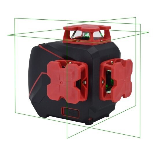 FUTECH LL6305 3 x 360° Žalias Lazererinis Matuoklis (Komplekte: Baterija (7,4 V 2600 mAh) ličio jonų) FUTECH LL6305 3 x 360° Žalias Lazererinis Matuoklis (Komplekte: Baterija (7,4 V 2600 mAh) ličio jonų)