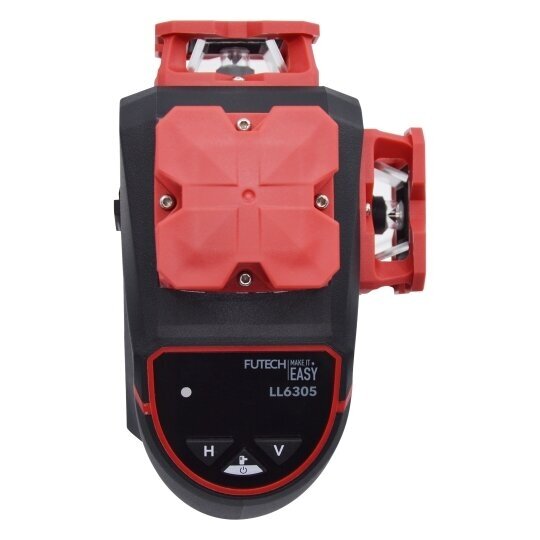FUTECH LL6305 3 x 360° Žalias Lazererinis Matuoklis (Komplekte: Baterija (7,4 V 2600 mAh) ličio jonų) 1 FUTECH LL6305 3 x 360° Žalias Lazererinis Matuoklis (Komplekte: Baterija (7,4 V 2600 mAh) ličio jonų) 1