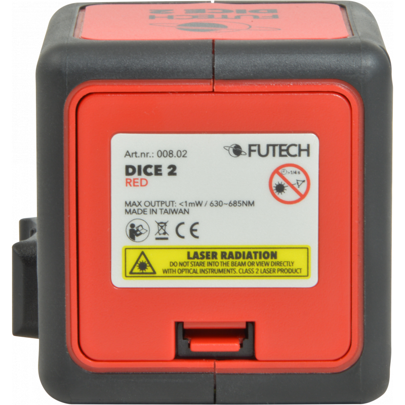 Futech DICE 2 Lazerinis Matuoklis , Raudonas 4 Futech DICE 2 Lazerinis Matuoklis , Raudonas 4