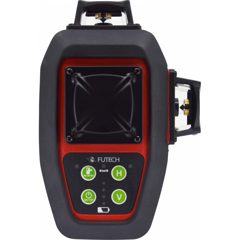 FUTECH MC4DE Multicross 4D Electronic 034.4DE lazerinis nivelyras 4 akių (Li-Ion baterija) + 180cm stovas 4 FUTECH MC4DE Multicross 4D Electronic 034.4DE lazerinis nivelyras 4 akių (Li-Ion baterija) + 180cm stovas 4