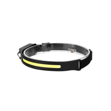 LED galvos žibintas 0475 su 3W COB + 1W LED jutikliu, įkraunamas LED galvos žibintas 0475 su 3W COB + 1W LED jutikliu, įkraunamas