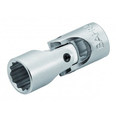 Galvutė dvylikakampė, pasukama A6710DZ 7/16", kvadratas 1/4" Bahco Galvutė dvylikakampė, pasukama A6710DZ 7/16", kvadratas 1/4" Bahco