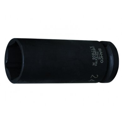 Galvutė smūginė šešiakampė 1/2" ,prailginta, 14mm K7806M Bahco Galvutė smūginė šešiakampė 1/2" ,prailginta, 14mm K7806M Bahco