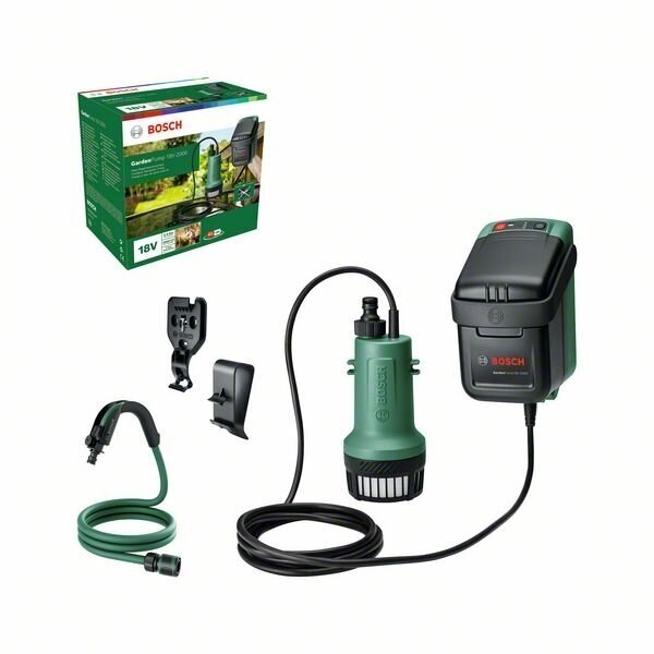 Bosch GardenPump 18V-2000 solo Vandens siurbliai Bosch GardenPump 18V-2000 solo Vandens siurbliai