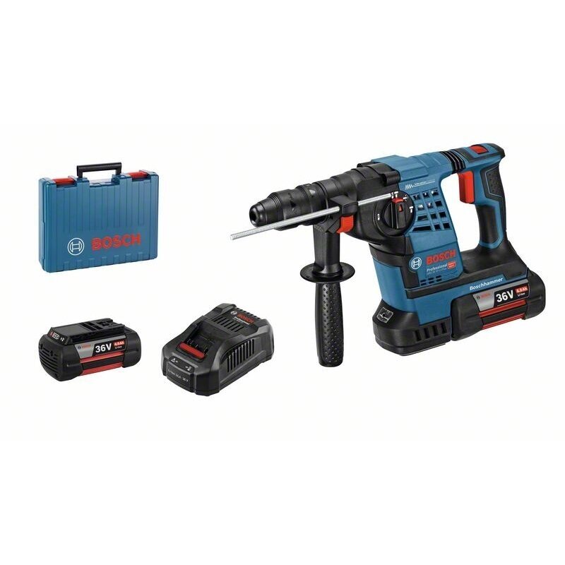 Bosch GBH 36 V-LI Plus akumuliatorinis SDS plus perforatorius, CC 2x4.0, 3680CV