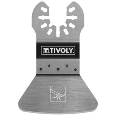 Geležtė multifunkciniam įrankiui gramdymui 52x26mm, išlenkta Geležtė multifunkciniam įrankiui gramdymui 52x26mm, išlenkta