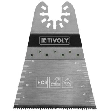 Geležtė universali multifunkciniam įrankiui 68x40mm, HCS (hardened teeth), medienai Geležtė universali multifunkciniam įrankiui 68x40mm, HCS (hardened teeth), medienai