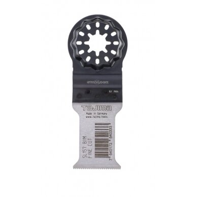 Geležtė universali Bimetalinė multifunkciniam įrankiui 50x30mm, metalui, Starlock tvirtinimas Tajima Geležtė universali Bimetalinė multifunkciniam įrankiui 50x30mm, metalui, Starlock tvirtinimas Tajima