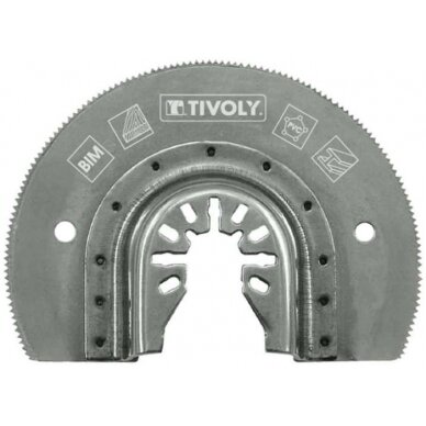 Geležtė universali multifunkciniam įrankiui 87mm, segment, BiM, medienai, plastikas ir metalas Geležtė universali multifunkciniam įrankiui 87mm, segment, BiM, medienai, plastikas ir metalas