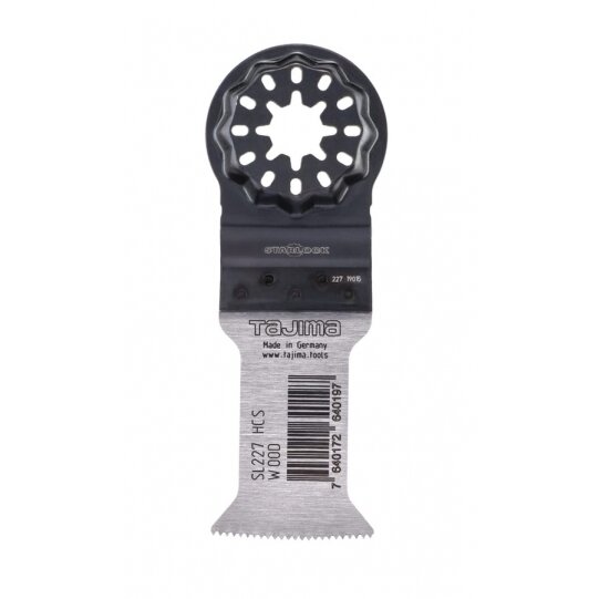 Geležtė universali multifunkciniam įrankiui HCS 50x35mm, lenkta, medienai, Starlock tvirtinimas Tajima Geležtė universali multifunkciniam įrankiui HCS 50x35mm, lenkta, medienai, Starlock tvirtinimas Tajima