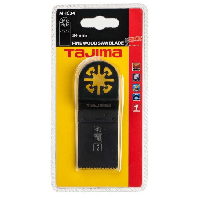 Geležtė medžiui HSS, smulki, multifunkciniam įrankiui 34mm Tajima