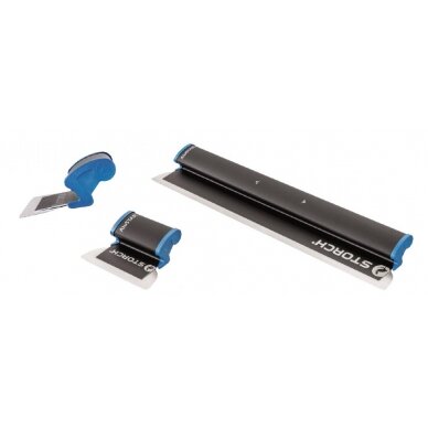 Glaistyklė Flexogrip AluStar - lanksti, nerūdyjamčio plieno keičiamais ašmenimis, aliuminio korpusas Storch | 580x0,3mm Glaistyklė Flexogrip AluStar - lanksti, nerūdyjamčio plieno keičiamais ašmenimis, aliuminio korpusas Storch | 580x0,3mm