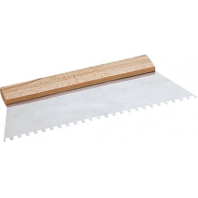 Glaistyklė klijams 300mm dantyta TRIUSO | 4 x 4 mm Glaistyklė klijams 300mm dantyta TRIUSO | 4 x 4 mm
