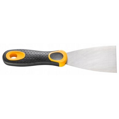 Glaistyklė lanksti nerūdyjančio plieno, 2K rankena HARDY | 12cm Glaistyklė lanksti nerūdyjančio plieno, 2K rankena HARDY | 12cm