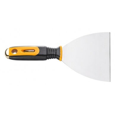 Glaistyklė nerūdijančio plieno su atsuktuvu , 2K rankena HARDY | 12.5cm Glaistyklė nerūdijančio plieno su atsuktuvu , 2K rankena HARDY | 12.5cm