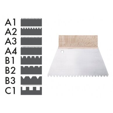 Glaistyklė trapecinė Ciret | 180mm, stambių dantų B3 Glaistyklė trapecinė Ciret | 180mm, stambių dantų B3