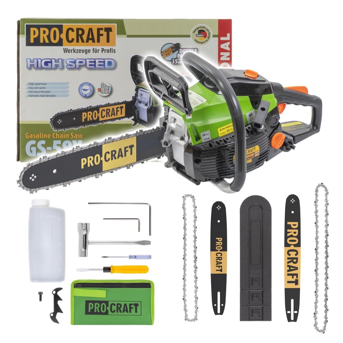 Grandininis pjūklas „ProCraft GS-58X”