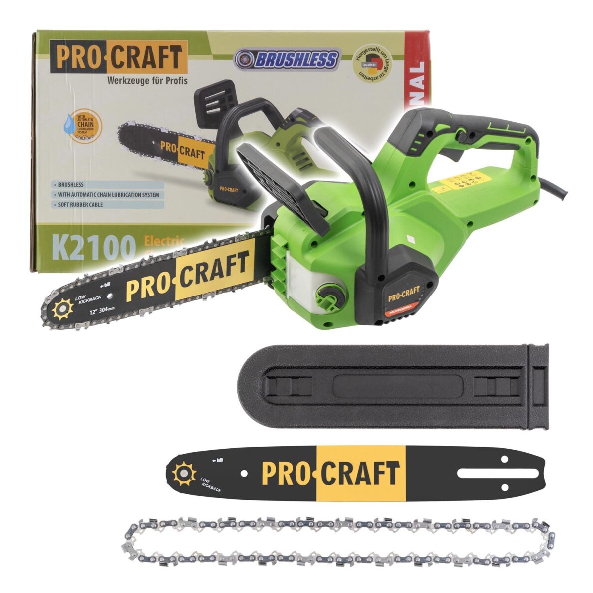 Grandininis pjūklas „ProCraft K2100" Grandininis pjūklas „ProCraft K2100"