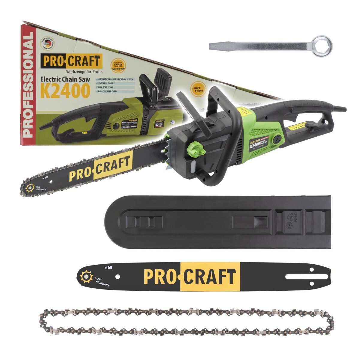 Grandininis pjūklas „ProCraft K2400” Grandininis pjūklas „ProCraft K2400”