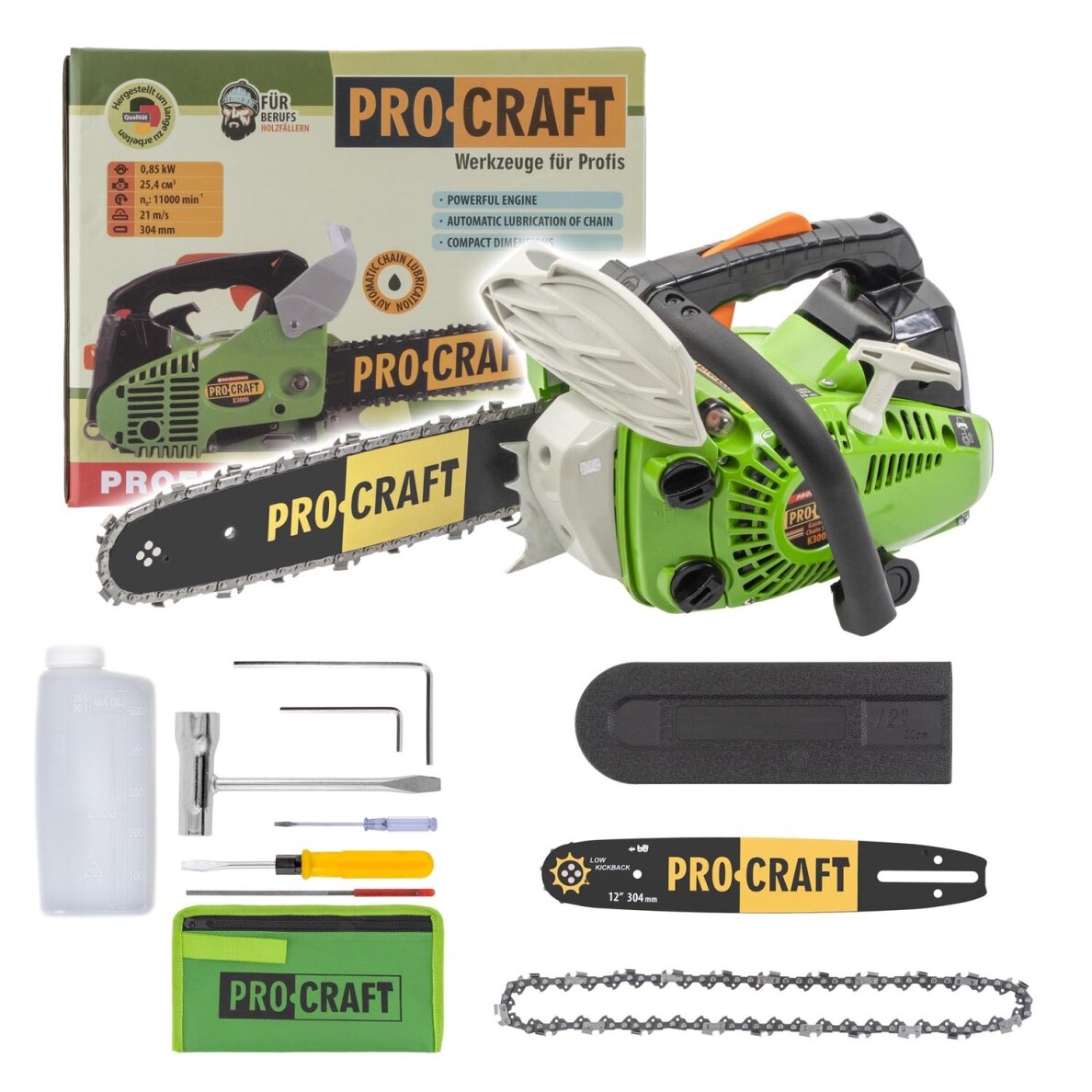 Grandininis pjūklas „ProCraft K300S” Grandininis pjūklas „ProCraft K300S”
