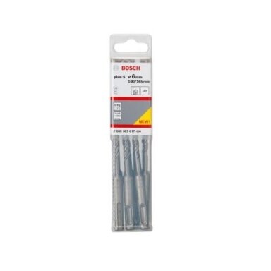 Grąžtas betonui Bosch S4L, SDS-plus, 6x100x165 mm, 10 vnt. 2608585617 Grąžtas betonui Bosch S4L, SDS-plus, 6x100x165 mm, 10 vnt. 2608585617