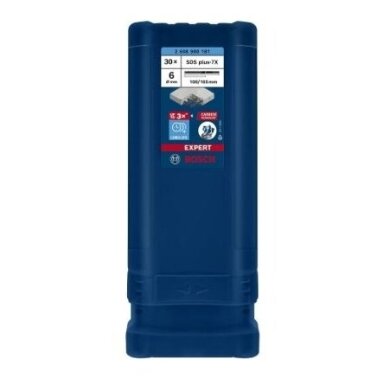 Grąžtas betonui Bosch SDS-plus, 6x100x165mm, 30 vnt. 2608900181 Grąžtas betonui Bosch SDS-plus, 6x100x165mm, 30 vnt. 2608900181