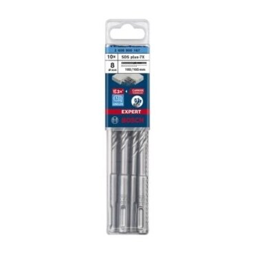 Grąžtas betonui Bosch SDS-plus, 8x100x165mm, 10 vnt. 2608900167 Grąžtas betonui Bosch SDS-plus, 8x100x165mm, 10 vnt. 2608900167