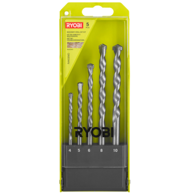 Grąžtų betonui rinkinys Ryobi RAK05MD, 5 vnt Grąžtų betonui rinkinys Ryobi RAK05MD, 5 vnt