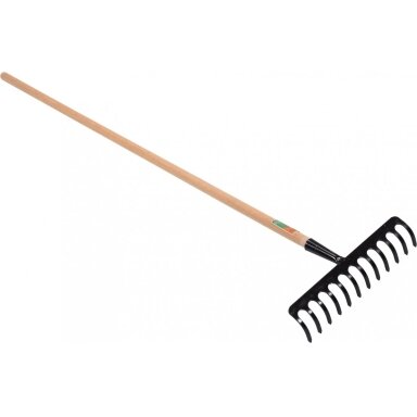 Grėblys mediniu kotu Flo | 140cm 12 dantų Grėblys mediniu kotu Flo | 140cm 12 dantų
