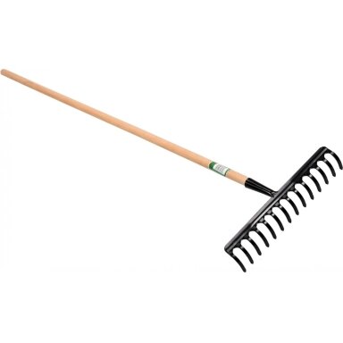Grėblys mediniu kotu Flo | 140cm 14 dantų Grėblys mediniu kotu Flo | 140cm 14 dantų