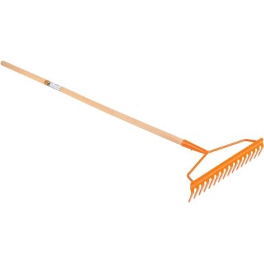 Grėblys metalinis su kotu Flo | 140cm, 14 dantų Grėblys metalinis su kotu Flo | 140cm, 14 dantų