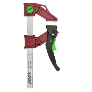 Greitos fiksacijos spaustuvas PAL plastikinis, 30cm*8, max 120kg PIHER Greitos fiksacijos spaustuvas PAL plastikinis, 30cm*8, max 120kg PIHER