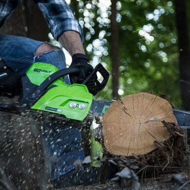 Greenworks GD60CS40 GRANDININIS PJŪKLAS (60V be akumuliatorių ir kroviklio) 2 Greenworks GD60CS40 GRANDININIS PJŪKLAS (60V be akumuliatorių ir kroviklio) 2