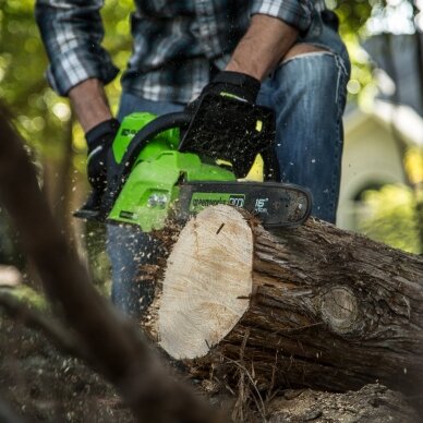 Greenworks GD60CS40 GRANDININIS PJŪKLAS (60V be akumuliatorių ir kroviklio) 3 Greenworks GD60CS40 GRANDININIS PJŪKLAS (60V be akumuliatorių ir kroviklio) 3