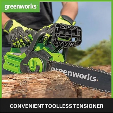 Greenworks G40CS30II GRANDININIS PJŪKLAS (40V Komplekte 2Ah akumuliatorius ir kroviklis. ) 3 Greenworks G40CS30II GRANDININIS PJŪKLAS (40V Komplekte 2Ah akumuliatorius ir kroviklis. ) 3