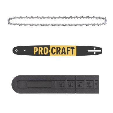 Grandininis pjūklas „ProCraft GS-450” 8 Grandininis pjūklas „ProCraft GS-450” 8